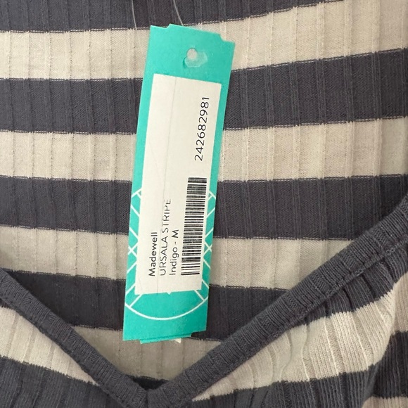 Madewell Ursula Stripe Ribbed Tee - Picture 4 of 4